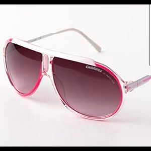 Carrera Aviator Pink White sunglasses. No damage, no scratches.
